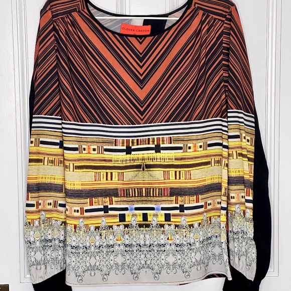 Clover Canyon Printed Blouse - Picture 1 of 4